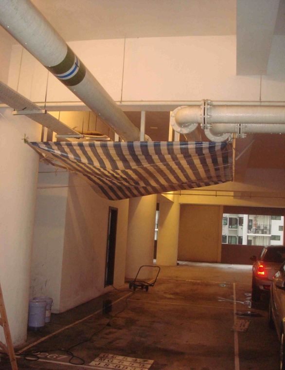 香港停車場保溫喉管工程施工前
