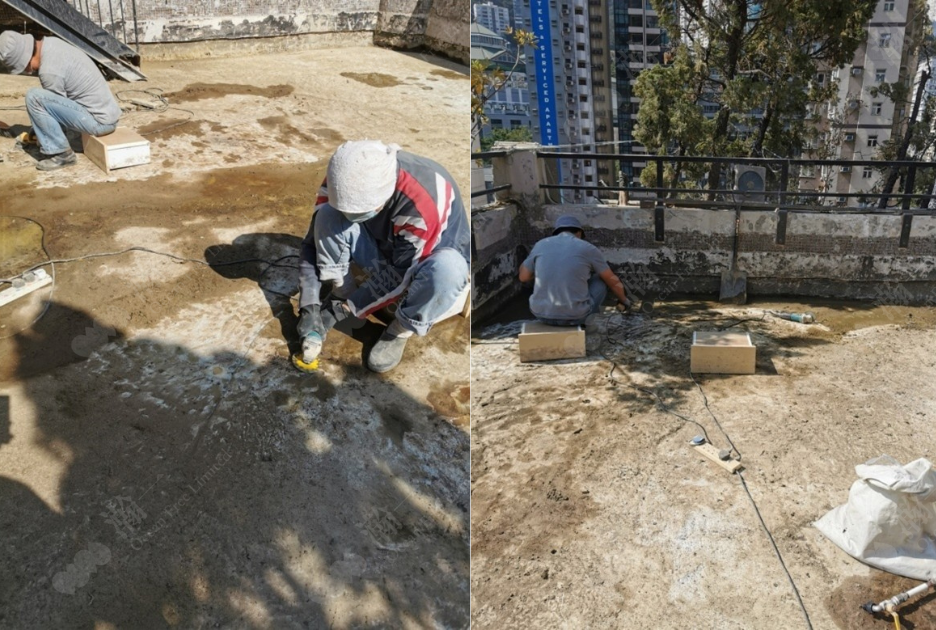 天台打磨情況