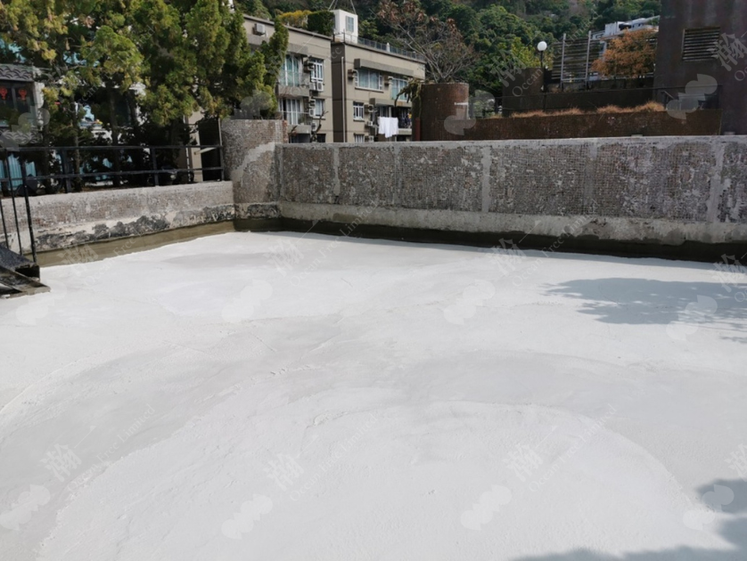 施作CG100TIC水泥系隔熱保溫材料