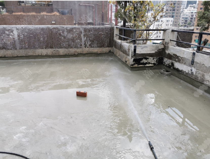 進行蓄水測試