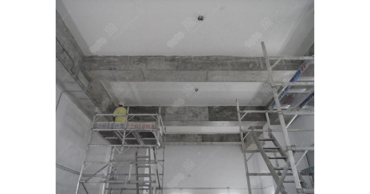 天花牆身保溫工程_施工中_批上CG100TIC水泥系隔熱保溫塗二層